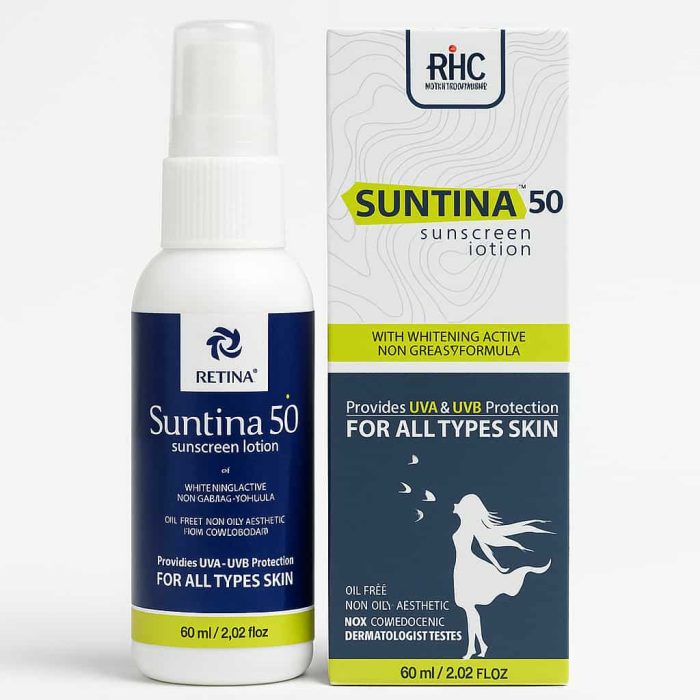 Suntina 50 Sunscreen Lotion - Image 1